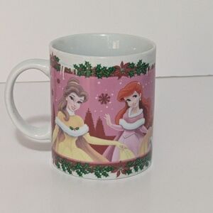 ✨ Disney Enesco Princess Christmas Mug – Vintage Style Collectible